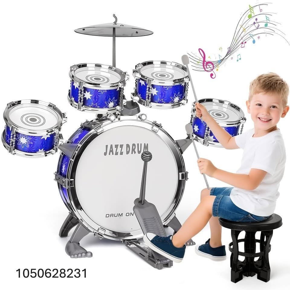 Drum Set for Kids 3-5 Toddler Toy Ages 2-4 Jazz Drums Ki