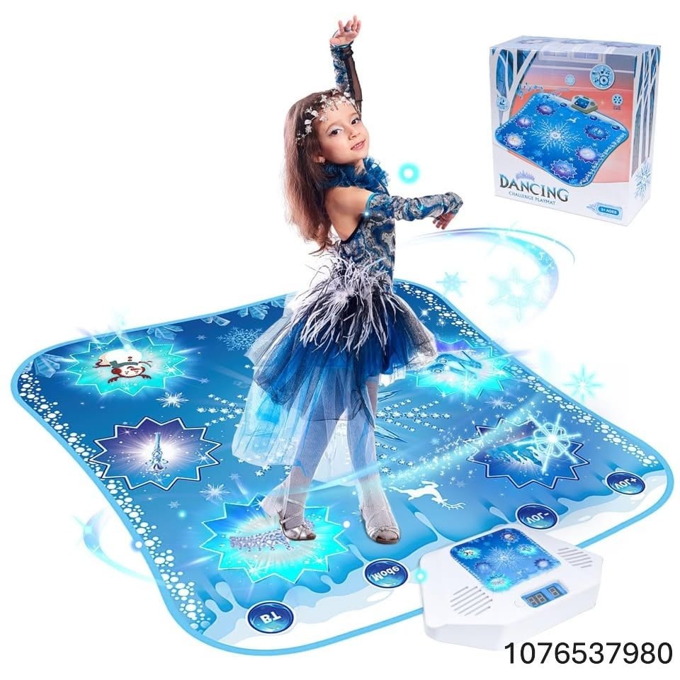 Frozen Toys Dance Mat for Girls - Electronic Dance Mat with Wireless Bluetooth for Children,
