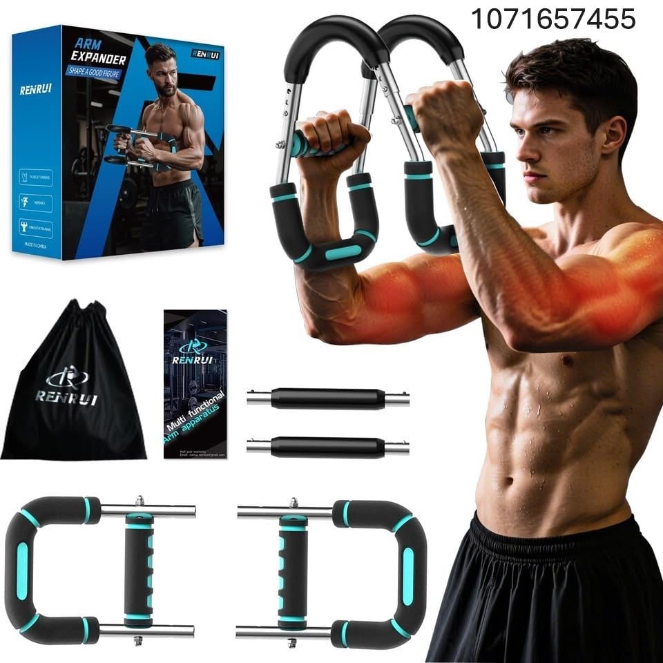 RENRUI Twister Arm Trainer Chest Workout Equipment , Adjustable 5 Resistance (40-130 lbs)