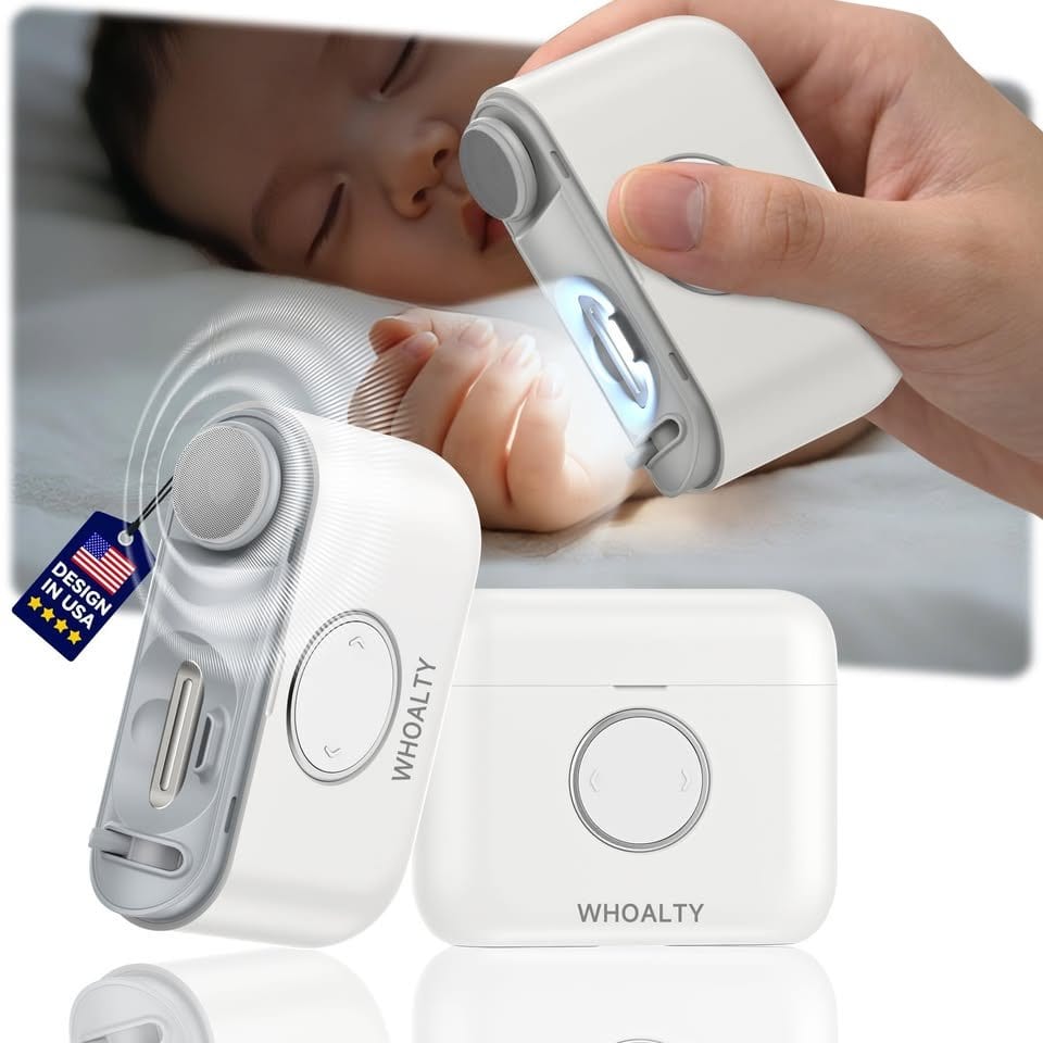 Electric Nail Clipper for Family Care?Precision Dual-Blade Trimming System?Automatic 2-in-1