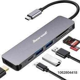 Hiearcool USB C Hub for MacBook – 7-in-1 USBC Adapter