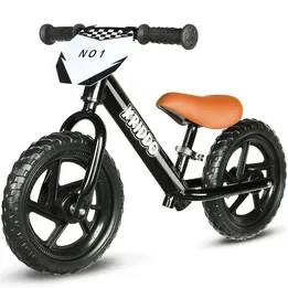 KRIDDO Toddler Balance Bike 2 Year Old,12 Inch Push Bicycle with Customize Plate